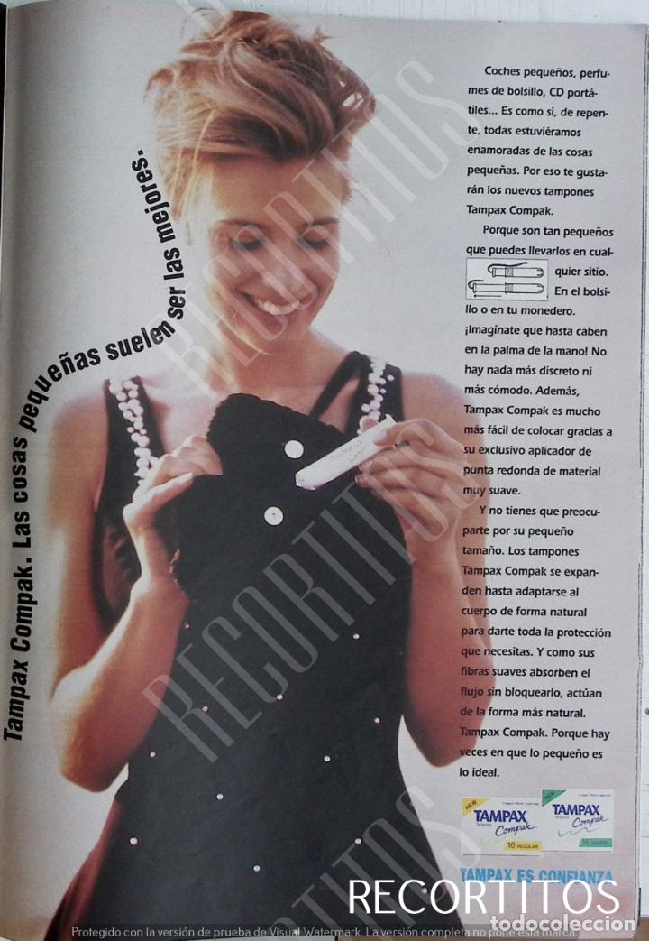 Collezionismo di Riviste e Giornali: tampax anuncio publicidad