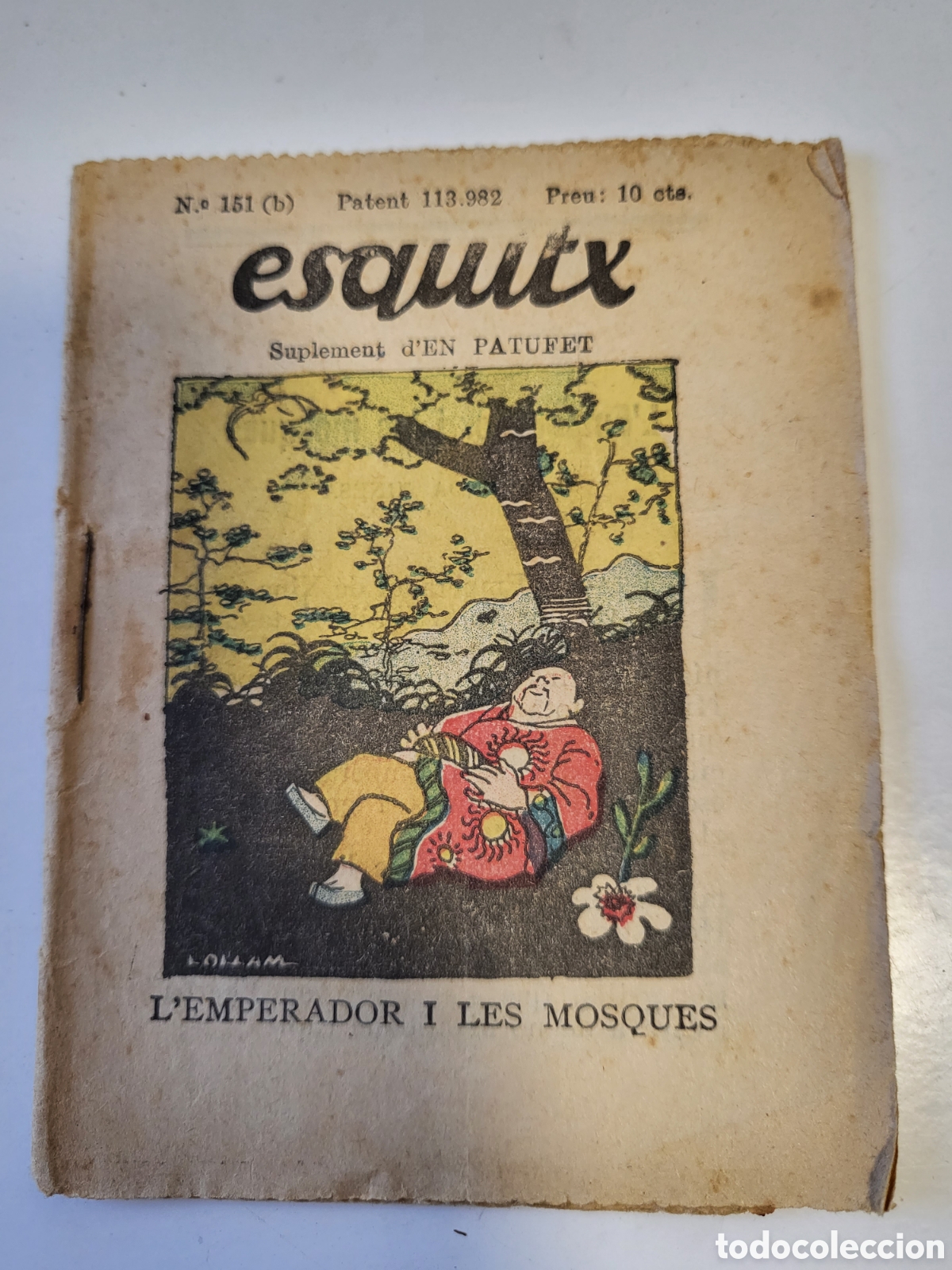Coleccionismo de Revistas y Peri&oacute;dicos: REVISTA ESQUITX N&ordm; 151 B - SUPLEMENT D'EN PATUFET - 10.5 CM x 7.50 CM - EN CATAL&Agrave;
