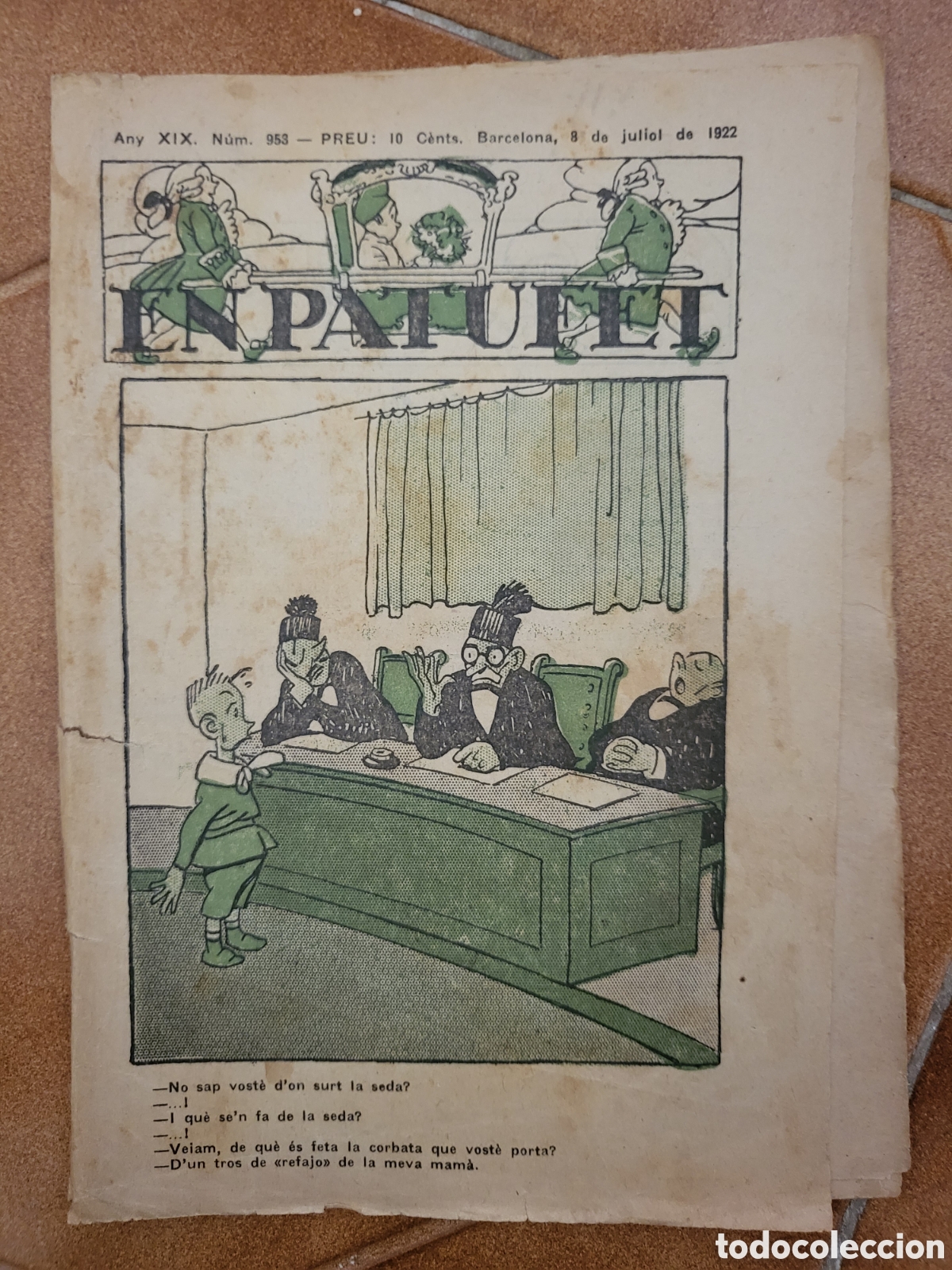 Coleccionismo de Revistas y Peri&oacute;dicos: EN PATUFET - ANY XX - N&ordm; 999 - 26 DE MAIG DE 1923 - REVISTA JUVENIL