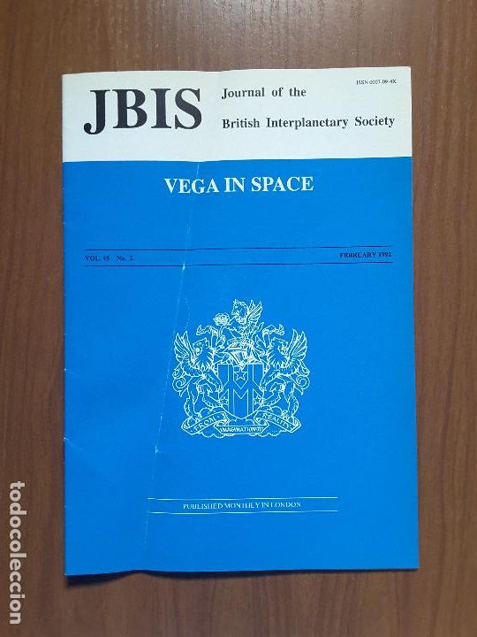 Collezionismo di Riviste e Giornali: Journal of the British Interplanetary Society Vol. 45, No. 2 - Vega in Space