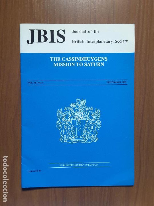Coleccionismo de revistas y peri&oacute;dicos: Journal of the British Interplanetary Society Vol. 45, No. 9 - The Cassini/Huygens Mission