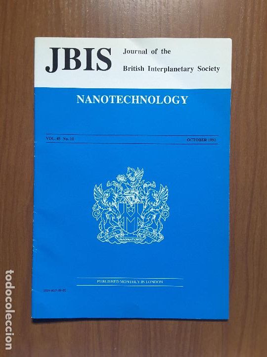 Collectionnisme de Revues et Journaux: Journal of the British Interplanetary Society Vol. 45, No. 10 - Nanotechnology