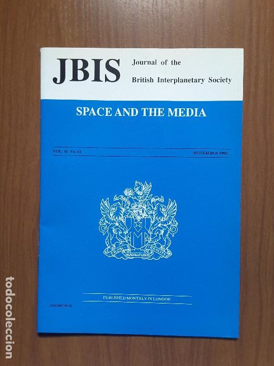 Collezionismo di Riviste e Giornali: Journal of the British Interplanetary Society Vol. 45, No. 11 - Space and the media
