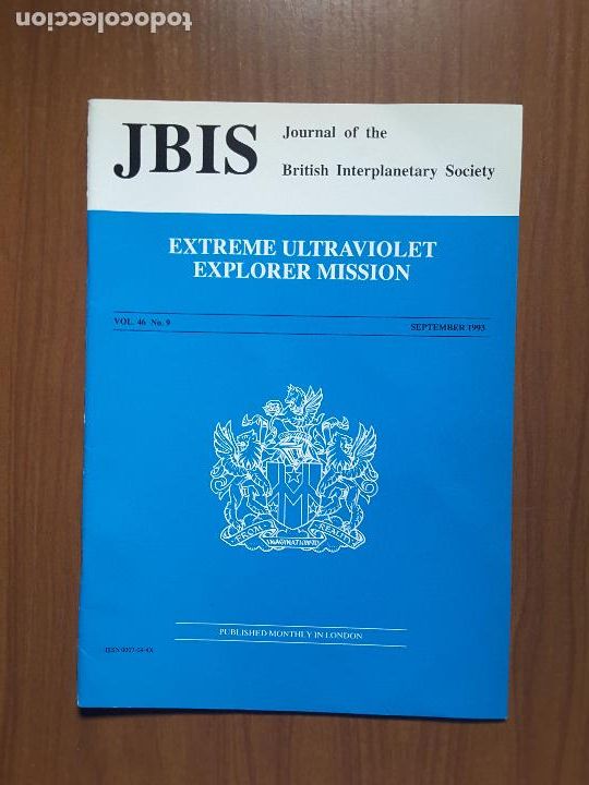 Colecionismo de Revistas e Jornais: Journal of the British Interplanetary Society Vol. 46, No. 9 - Extreme Ultraviolet Explorer Mission