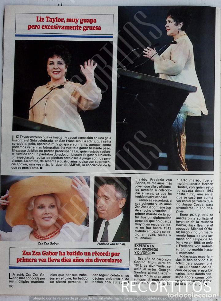 Coleccionismo de Revistas y Peri&oacute;dicos: elizabeth taylor liz ZSA ZSA GABOR
