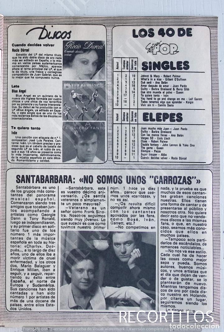 Coleccionismo de Revistas y Peri&oacute;dicos: SANTABARBARA IVAN BLUE ANGEL ROCIO DURCAL