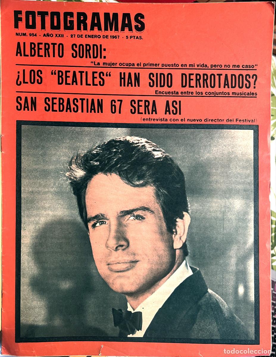 Coleccionismo de revistas y peri&oacute;dicos: THE BEATLES - FOTOGRAMAS - LOS BEATLES HAN SIDO DERROTADOS? - ENERO 1967 - N&ordm;954