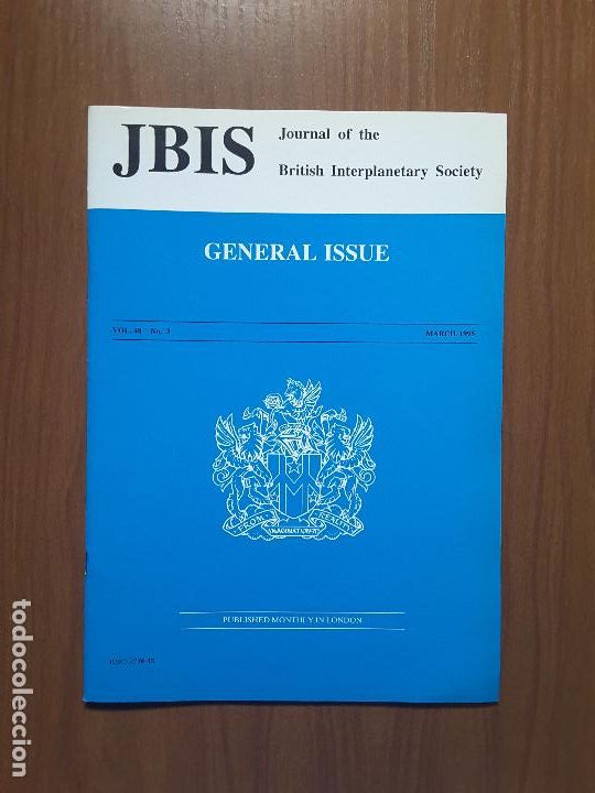 Collectionnisme de Revues et Journaux: Journal of the British Interplanetary Society Vol. 48, No. 3 - General Issue