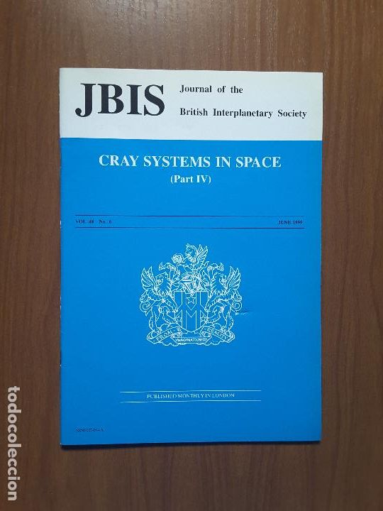 Coleccionismo de revistas y peri&oacute;dicos: Journal of the British Interplanetary Society Vol. 48, No. 6 - Cray Systems in Space (IV)