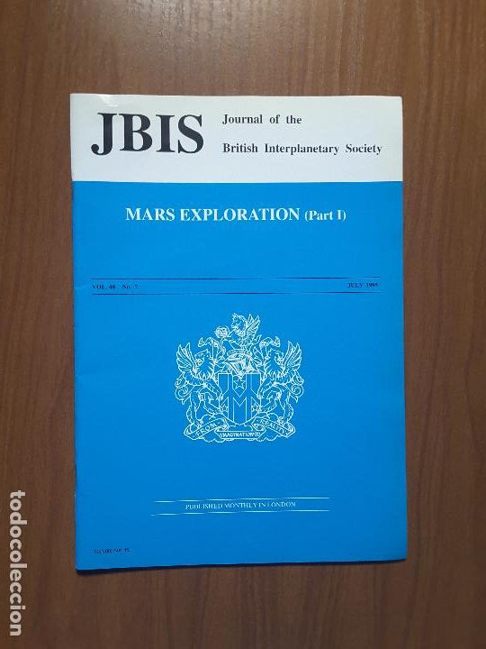 Collectionnisme de Revues et Journaux: Journal of the British Interplanetary Society Vol. 48, No. 7 - Mars Explorations (I)