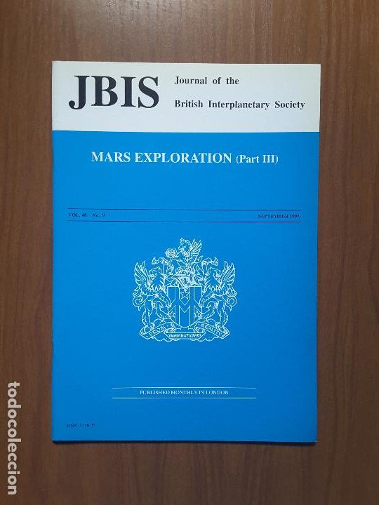 Collezionismo di Riviste e Giornali: Journal of the British Interplanetary Society Vol. 48, No. 9 - Mars Explorations (III)