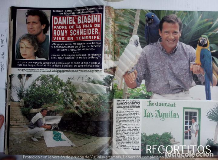 Coleccionismo de Revistas y Peri&oacute;dicos: DANIEL BIASINI SARAH ROMY SCHNEIDER TENERIFE