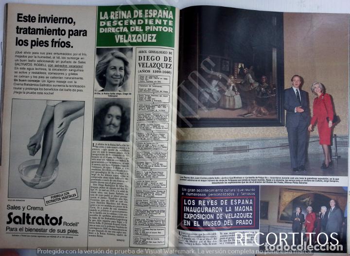 Coleccionismo de Revistas y Peri&oacute;dicos: ARBOL GENEALOGICO DE DIEGO DE VELAZQUEZ Y LAREINA SOFIA EXPOSICION MUSEO DEL PRADO TITA CERVERA