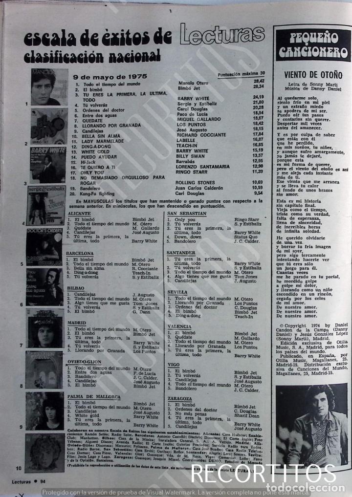Coleccionismo de revistas y peri&oacute;dicos: ESCALA DE EXITOS MIGUEL GALLARDO LOS PUNTOS MANOLO OTERO BARRY WHITE PACO DE LUCIA