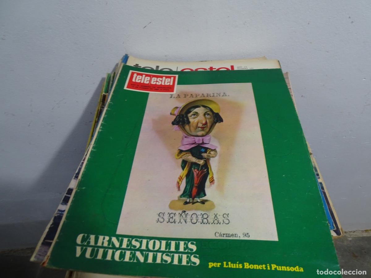 Collectionnisme de Revues et Journaux: 114 REVISTAS TELE ESTEL A&Ntilde;OS 60. DALI, BAR&Ccedil;A, ETC.