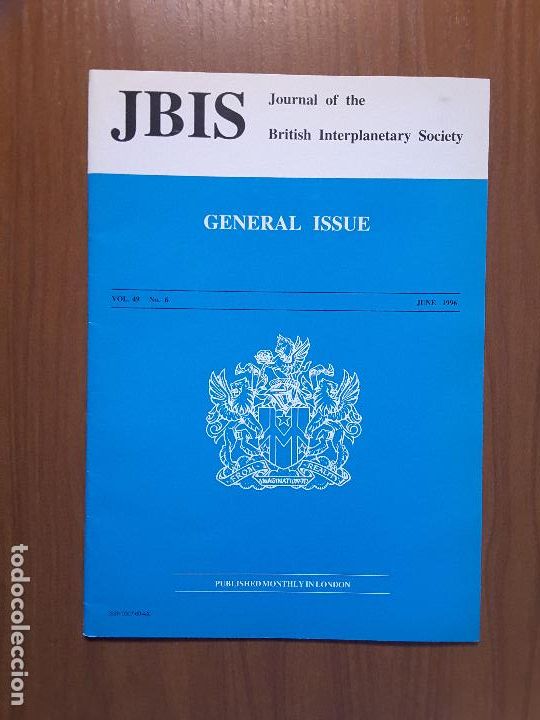 Collezionismo di Riviste e Giornali: Journal of the British Interplanetary Society Vol. 49, No. 6 - General Issue