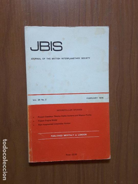 Collezionismo di Riviste e Giornali: Journal of the British Interplanetary Society Vol. 29, No. 2 - Interstellar Studies