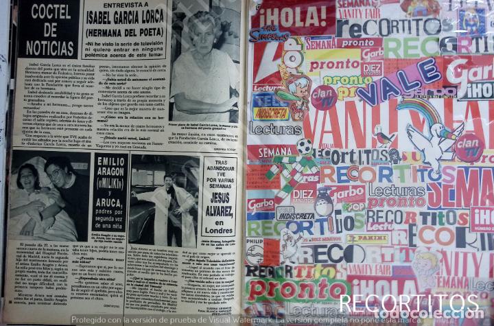Coleccionismo de Revistas y Peri&oacute;dicos: ISABEL GARCIA LORCA EMILIO ARAGON JESUS ALVAREZ