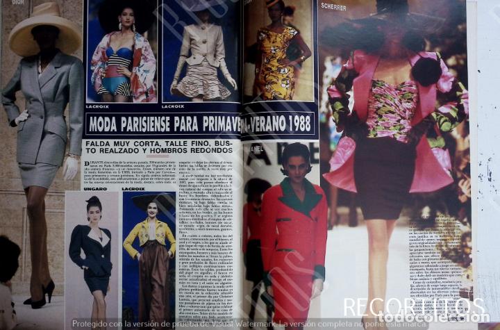 Sammeln von Zeitschriften und Zeitungen: MODAPRIMAVERA 88 UNGARO LACROIX SCHERRER YVES SAINT LAURENT CATHERINE DENEUVE