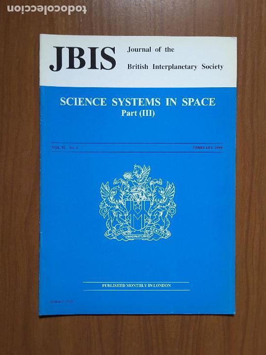 Collezionismo di Riviste e Giornali: Journal of the British Interplanetary Society Vol. 52, No. 2 - Science Systems in Space (II)
