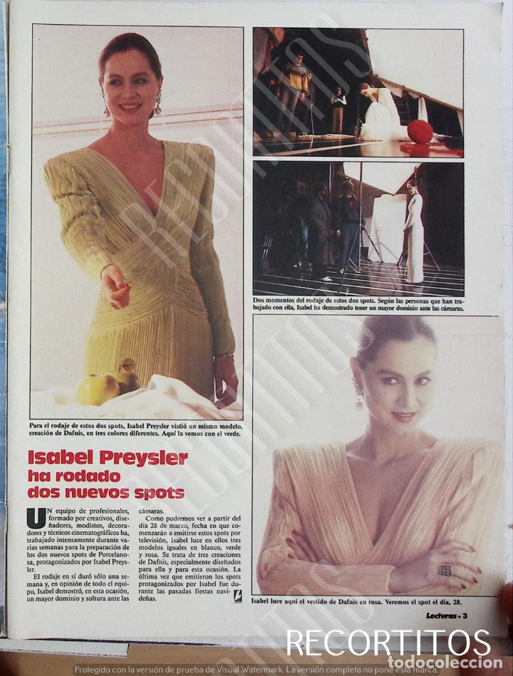 Coleccionismo de Revistas y Peri&oacute;dicos: ISABEL PREYSLER SPOPTS ANUNCIOS PORCELANOSA