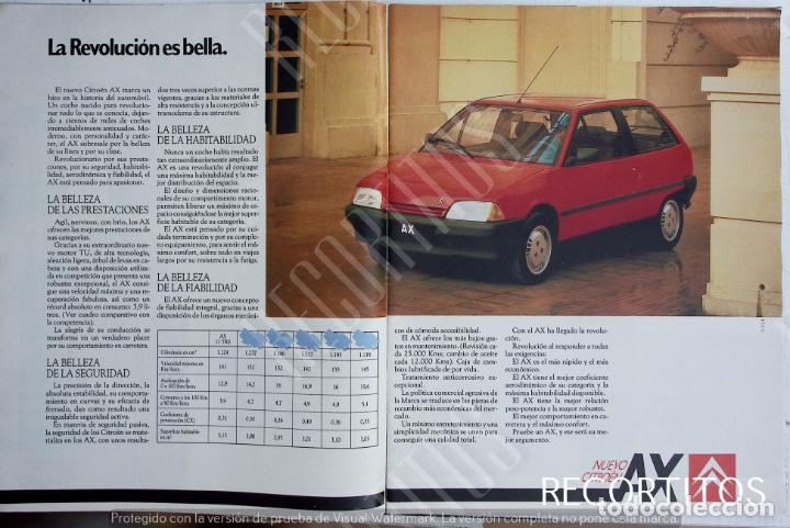 Coleccionismo de Revistas y Peri&oacute;dicos: CITROEN AX PUBLICIDAD