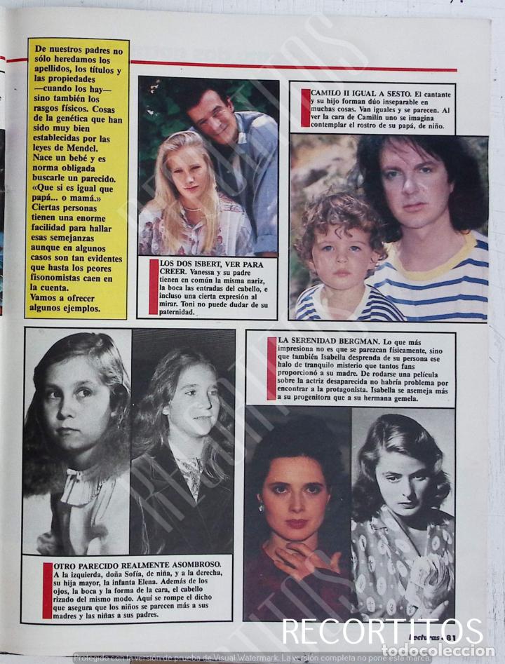 Coleccionismo de revistas y peri&oacute;dicos: CAMILO SESTO TONY ISBERT INGRID BERGMAN ISABELLA ROSSELLINI