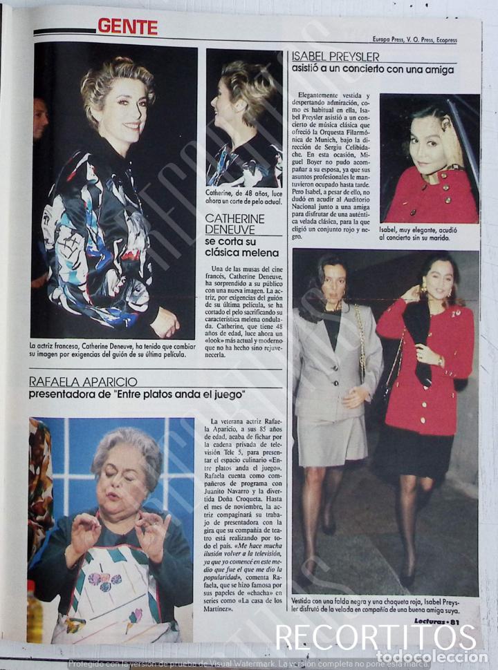 Coleccionismo de Revistas y Peri&oacute;dicos: catherine deneuve RAFELA APARICIO ISABEL PREYSLER