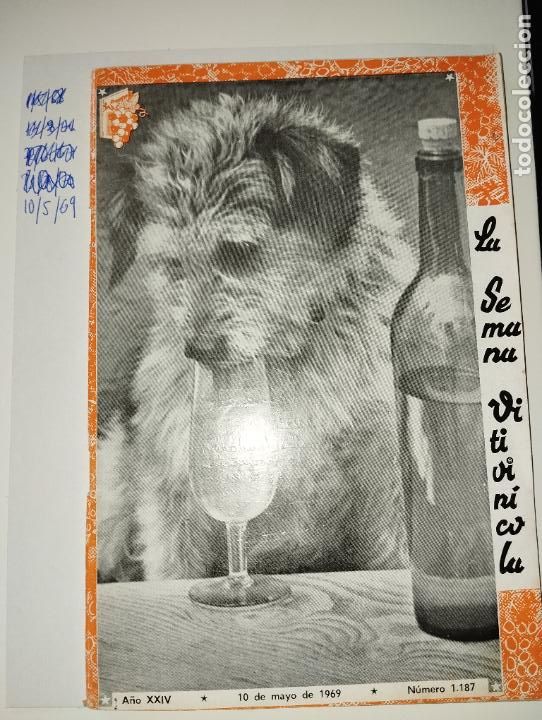 Coleccionismo de Revistas y Peri&oacute;dicos: REVISTA LA SEMANA VITIVINICOLA CON PUBLICIDAD DE LA &Eacute;POCA A&Ntilde;O 10/5/69