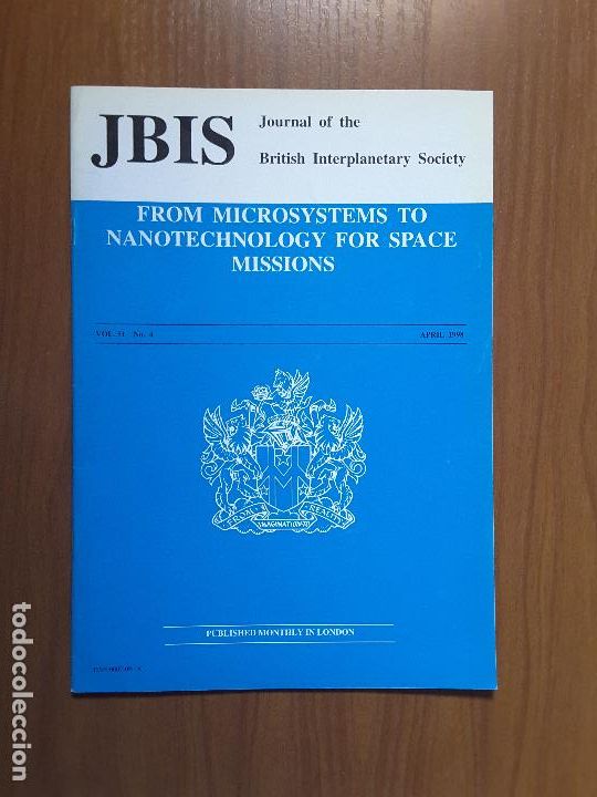 Coleccionismo de revistas y peri&oacute;dicos: Journal of the British Interplanetary Society Vol. 51, No. 4 - From Microsystems to Nanotechnology
