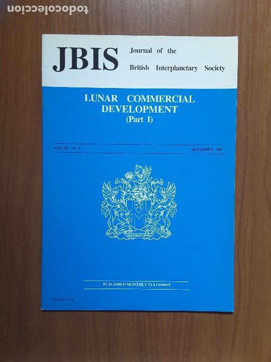 Collezionismo di Riviste e Giornali: Journal of the British Interplanetary Society Vol. 50, No. 9 - Lunar Commercial Development (I)