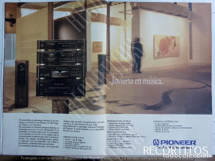 Coleccionismo de Revistas y Peri&oacute;dicos: PIONEER ANUNCIO PUBLICIDAD MINI CADENA