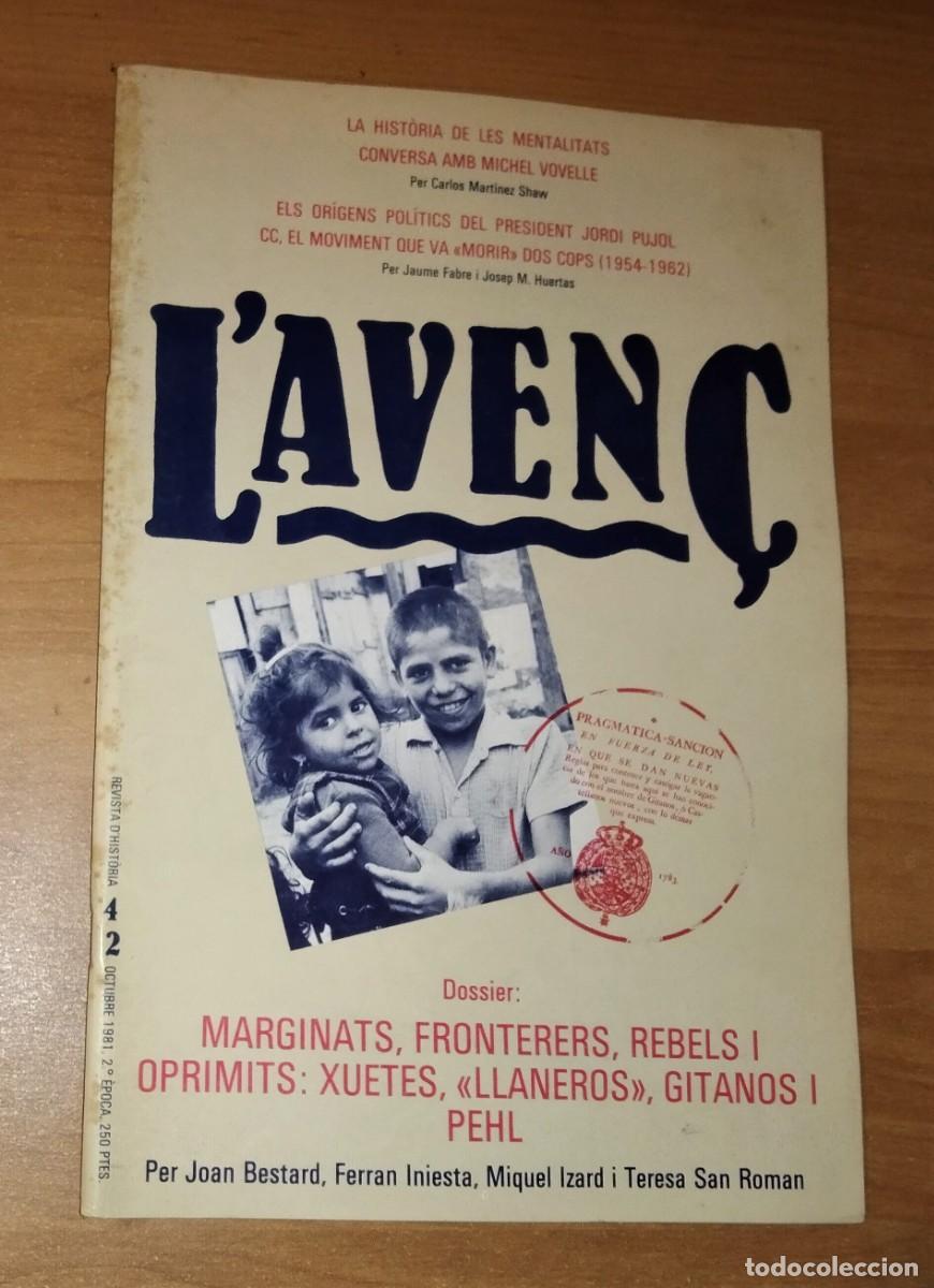 Colecionismo de Revistas e Jornais: L'AVEN&Ccedil;. REVISTA D'HIST&Ograve;RIA 42, 1981 - MARGINATS, FRONTERERS, REBELS I OPRIMITS. MICHEL VOVELLE