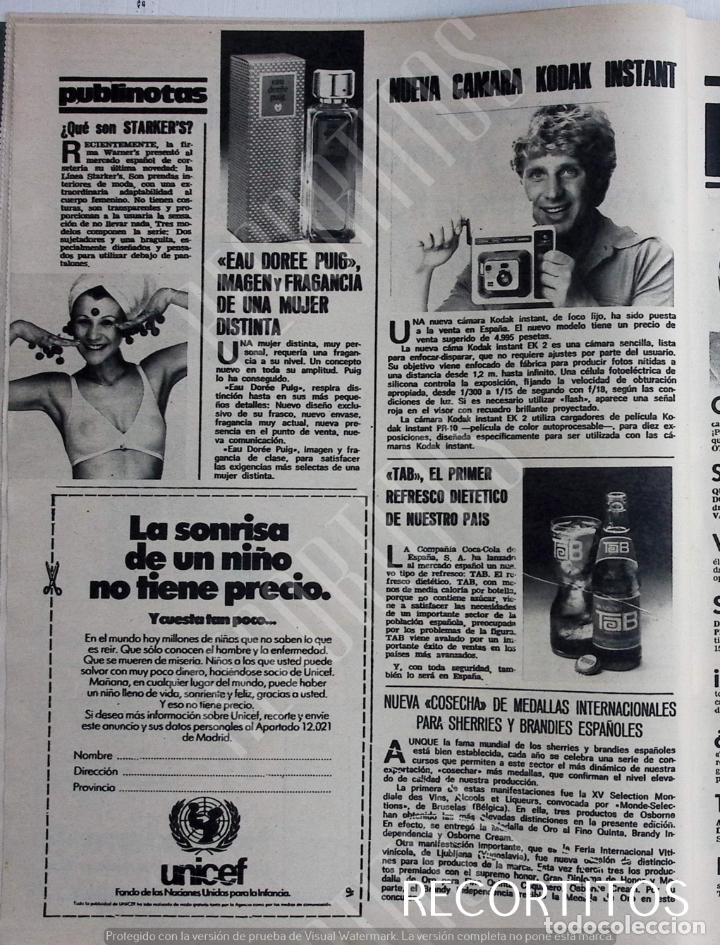 Sammeln von Zeitschriften und Zeitungen: WARNERS LENCERIA ANUNCIO PUBLICIDAD STARKERS EAU DOREE PUIG KODAK TAB