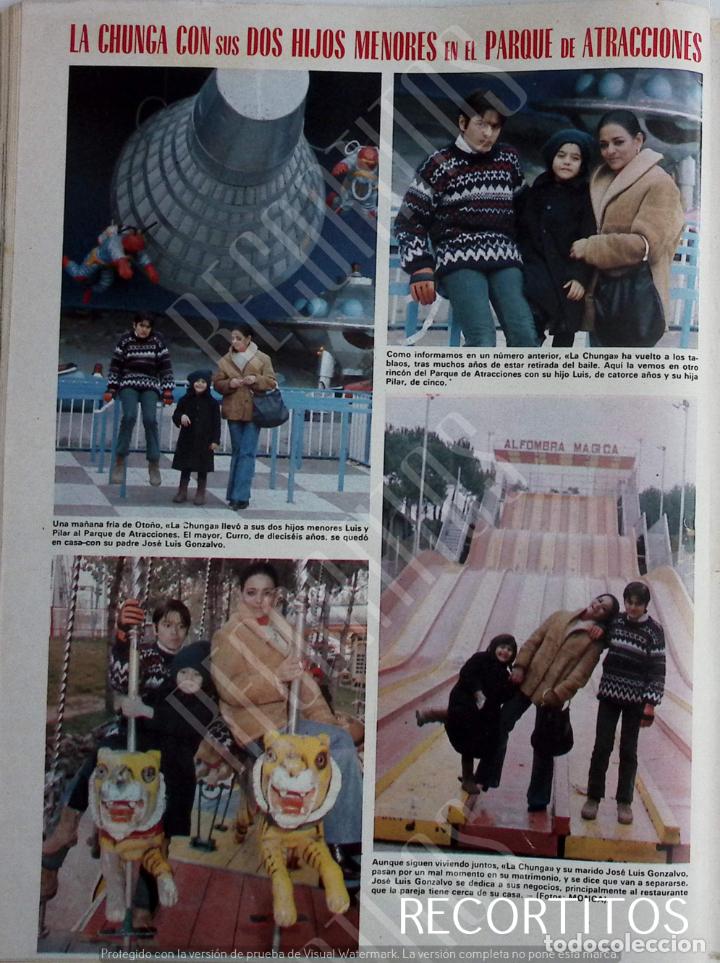 Collection Magazines and Newspapers: LA CHUNGA EN EL PARQUE DE ATRACCIONES