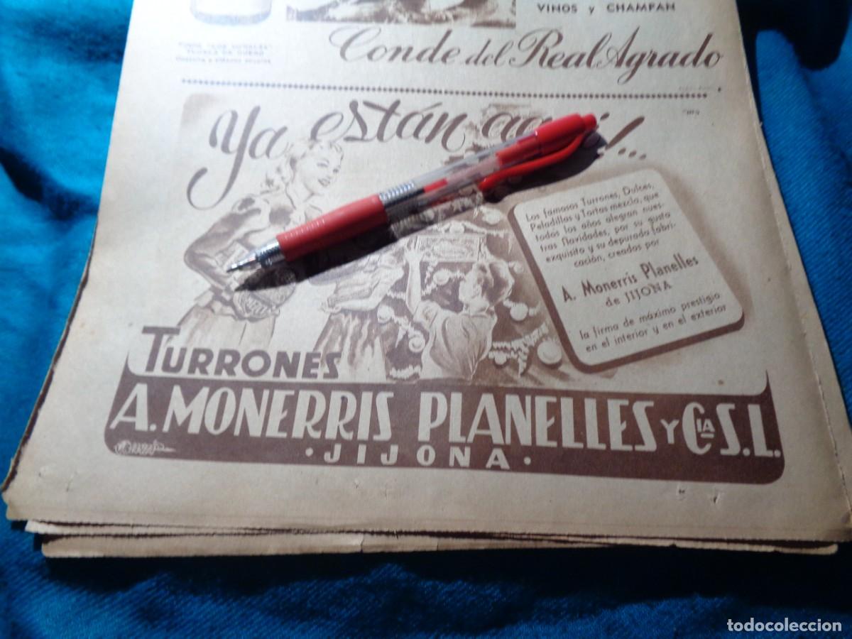 Coleccionismo de revistas y peri&oacute;dicos: RECORTE : PUBLICIDAD : TURRONES A. MONERRIS PLANELLES. ABC, DICBRE 1949