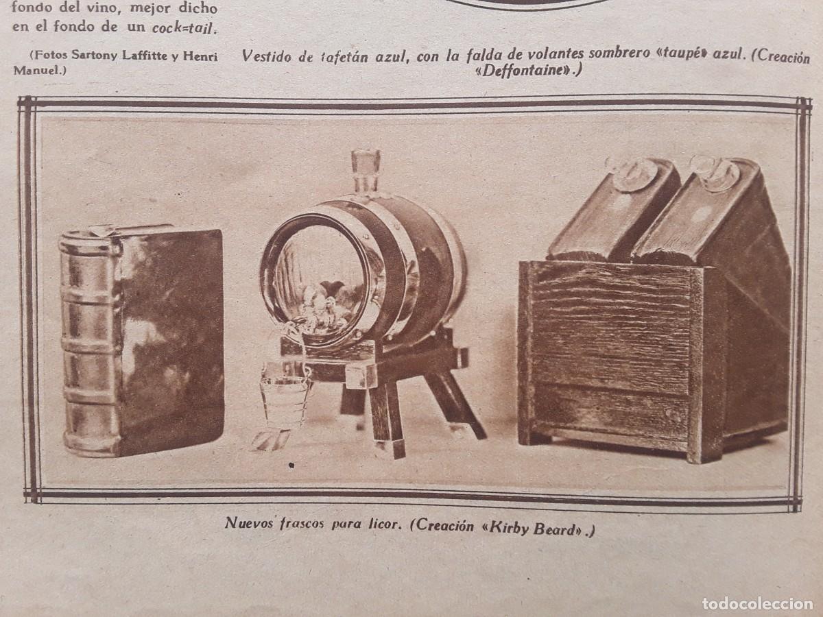 Collection Magazines and Newspapers: NUEVOS FRASCOS PARA LICOR CREACION KIRBY BEARD HOJA REVISTA A&Ntilde;O 1929