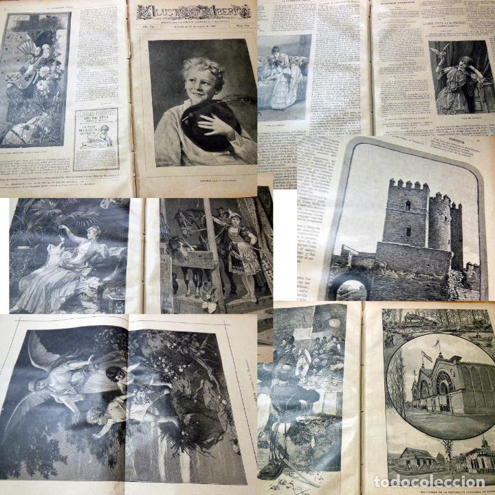 Coleccionismo de Revistas y Peri&oacute;dicos: LA ILUSTRACI&Oacute;N IB&Eacute;RICA. 12 Ener 1889. Exposici&oacute;n Universal de Barcelona. C&oacute;rdoba: Torre de Carrahola