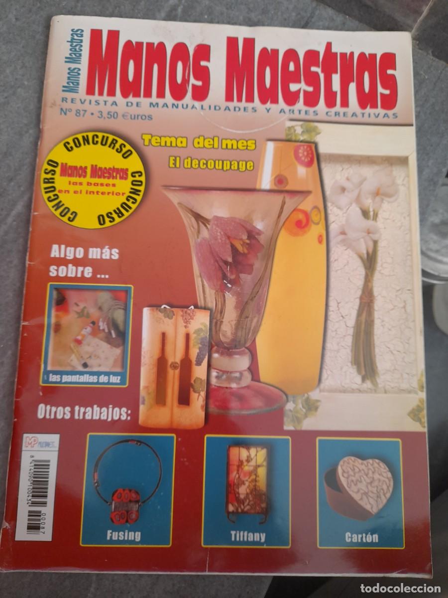 Coleccionismo de revistas y peri&oacute;dicos: Revista manos maestras N&deg; 87 El decoupage manualidades