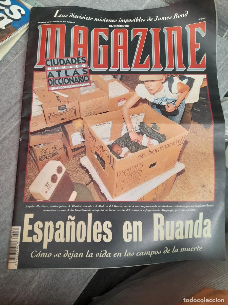 Coleccionismo de revistas y peri&oacute;dicos: Revista El mundo magazine N&deg; 251 M&oacute;naco Ruanda Do&ntilde;ana Eddie Murphy Juan Manuel S&aacute;nchez Gordillo