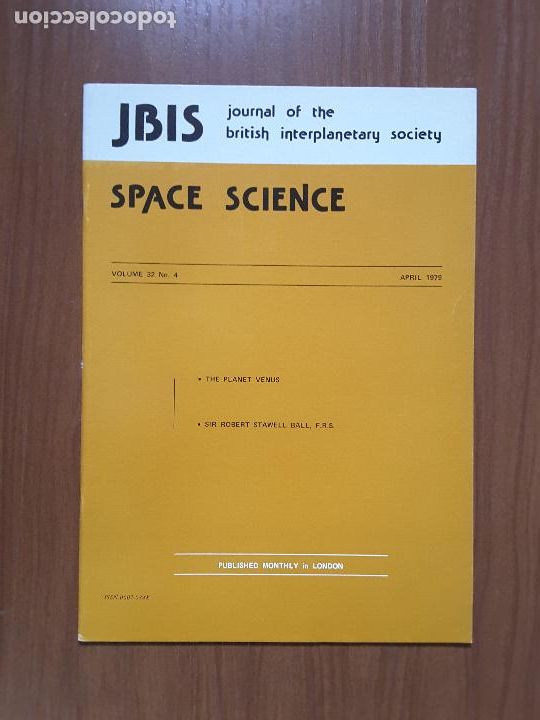 Collezionismo di Riviste e Giornali: Journal of the British Interplanetary Society Vol. 32, No. 4 - Space Science