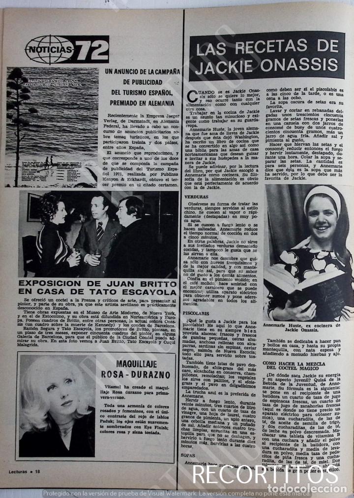 Collectionnisme de Revues et Journaux: LA COCINERA DE JACKIE JACQUELINE KENNEDY JUAN BRITTO ROSA DURAZNO