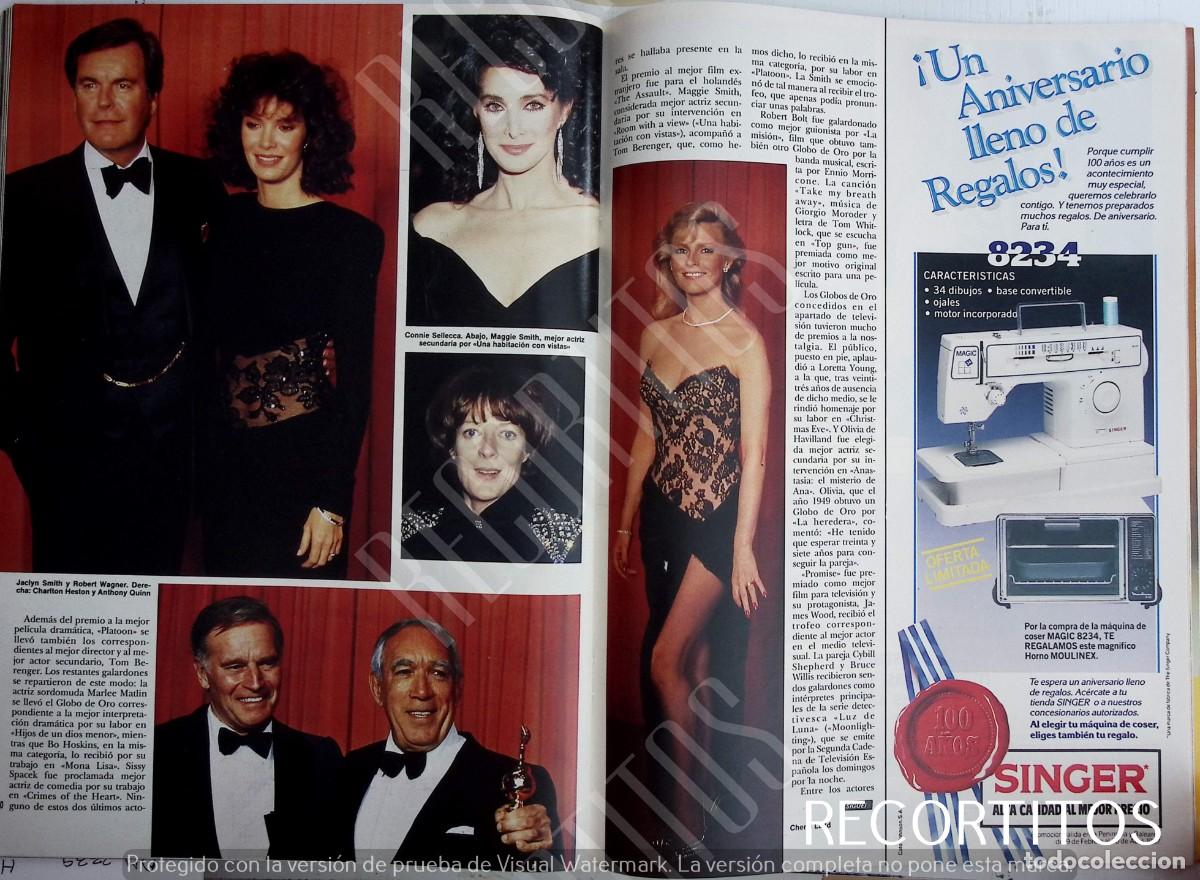 Coleccionismo de Revistas y Peri&oacute;dicos: JACLYN SMITH LOS ANGELES DE CHARLIE CONNIE SELLECCA HOTEL CHARLTON HESTON DINASTIA