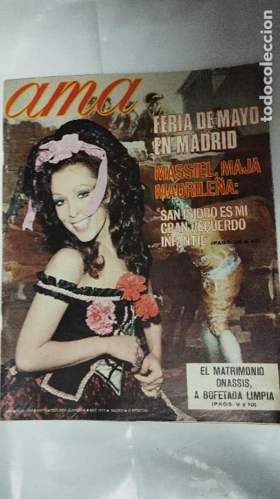 Coleccionismo de Revistas y Peri&oacute;dicos: REVISTA AMA mayo 1972 num. 299 Massiel