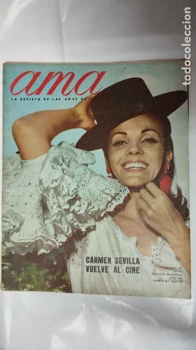 Coleccionismo de Revistas y Peri&oacute;dicos: REVISTA AMA Junio 1966 n&uacute;m. 155 Carmen Sevilla Mirinda