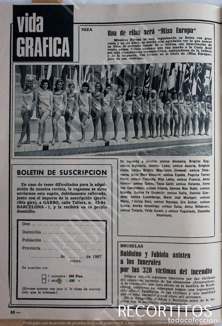 Coleccionismo de revistas y peri&oacute;dicos: MISS EUROPA 1967