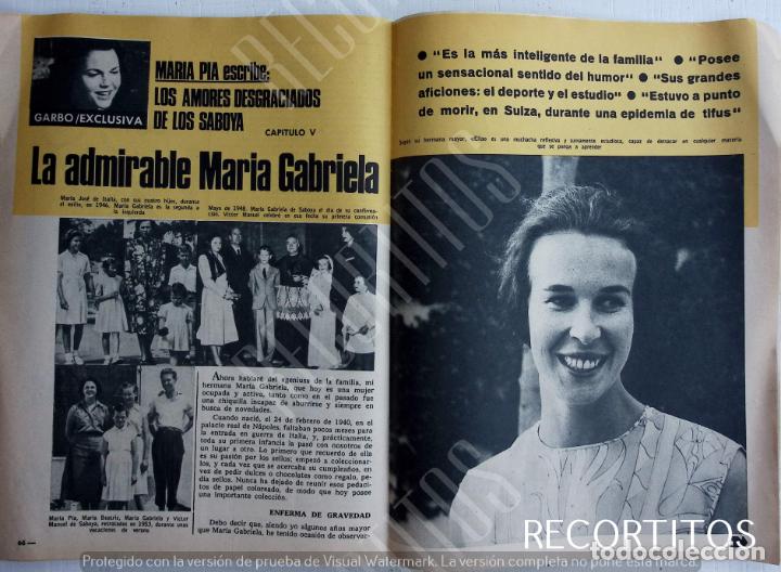 Coleccionismo de Revistas y Peri&oacute;dicos: MARIA PIA GABRIELA DE SABOYA VICTOR MANUEL BEATRIZ