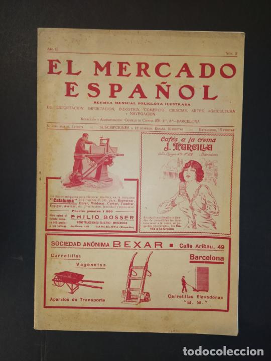 Collezionismo di Riviste e Giornali: EL MERCADO ESPA&Ntilde;OL-NUMERO 2-FEBRERO 1925-REVISTA ANTIGUA-VER FOTOS-(V-24.399)