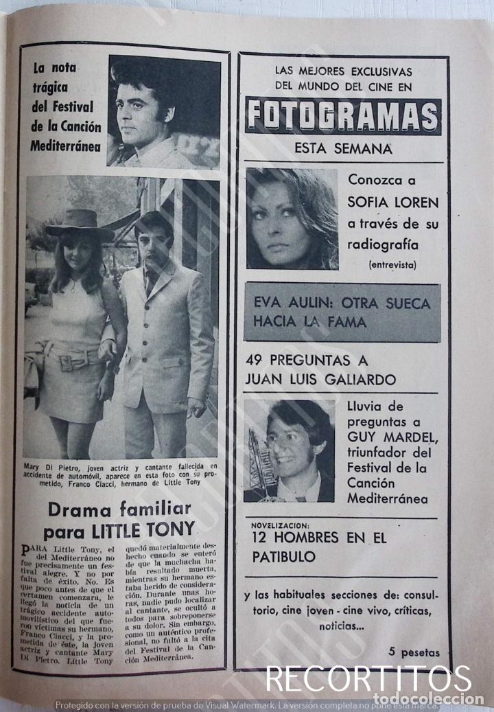 Coleccionismo de Revistas y Peri&oacute;dicos: LITTLE TONY GUY MARDEL SOFIA LOREN