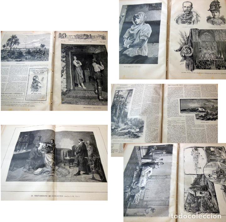 Coleccionismo de Revistas y Peri&oacute;dicos: LA ILUSTRACI&Oacute;N IB&Eacute;RICA. 16 Febrero 1889. C&oacute;rcega, Santiago de Cuba, Veracruz (M&eacute;xico)